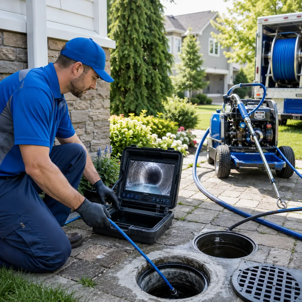 Outdoor drain cleaning professionals serving Arlington, OH