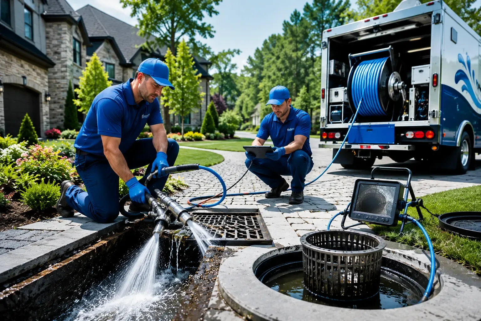 Local outdoor drain cleaning professionals in Arlington, OH
