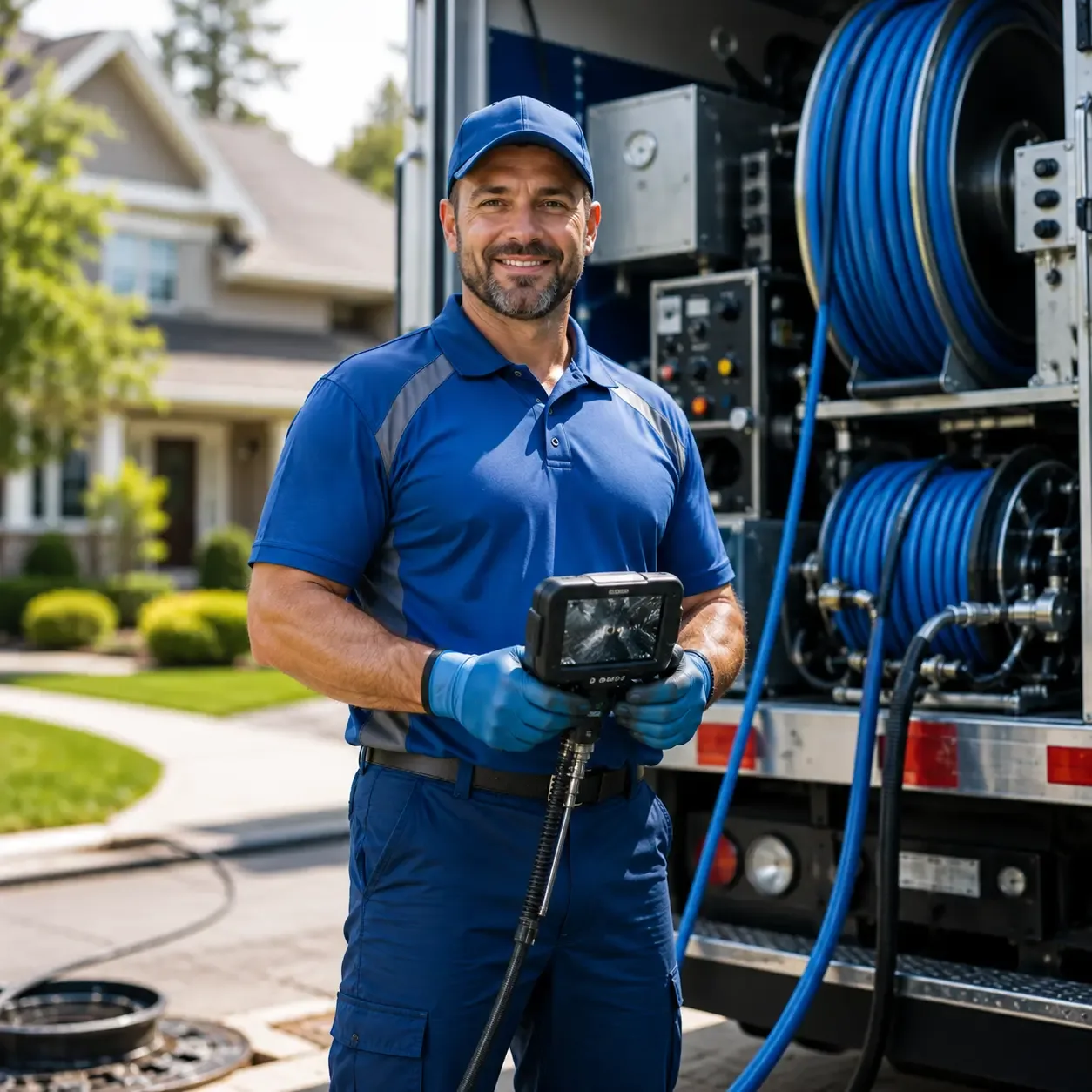Local outdoor drain cleaning specialists in Arlington, OH